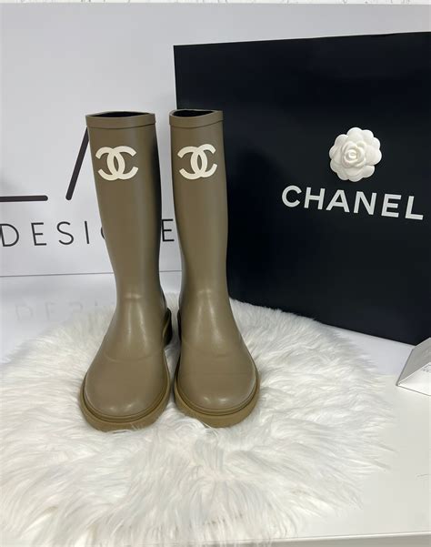 chanel stiefel kautschuk